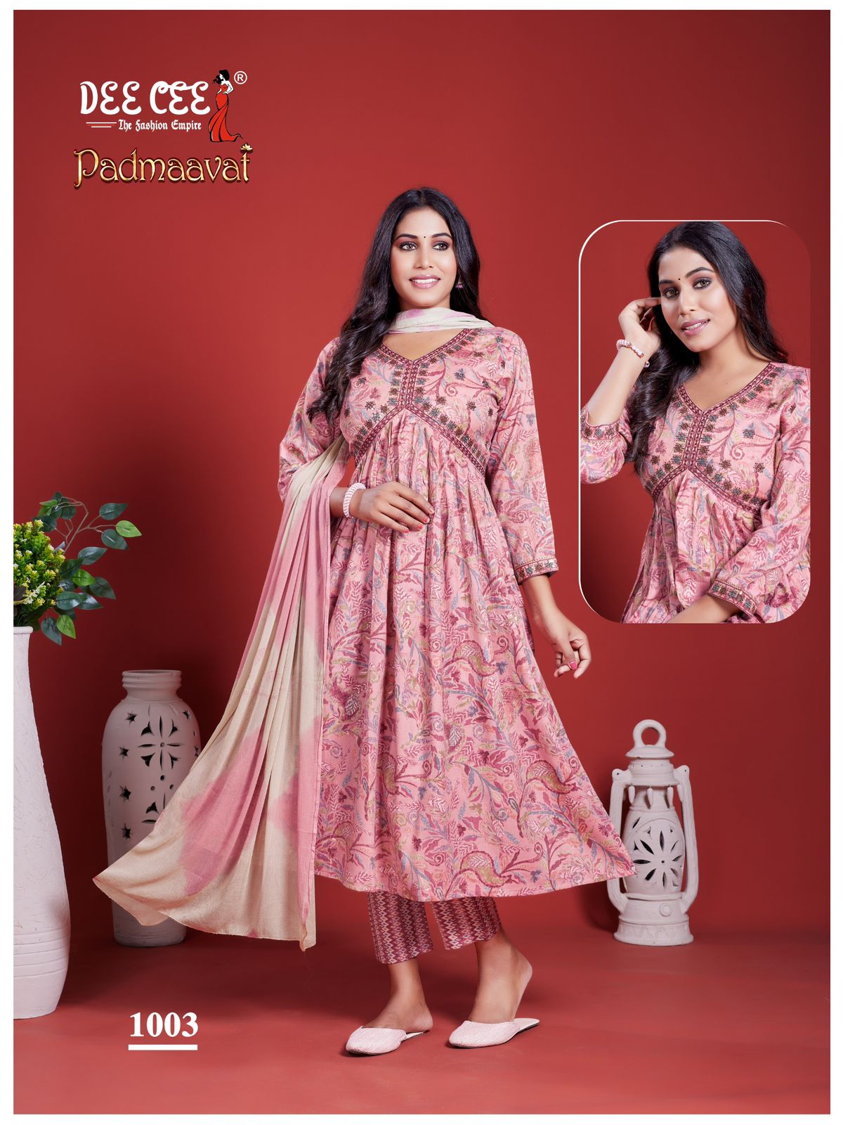 Padmaavat By Deecee Alia Cut Rayon Printed Kurti With Bottom Dupatta Wholesale Market In Surat
